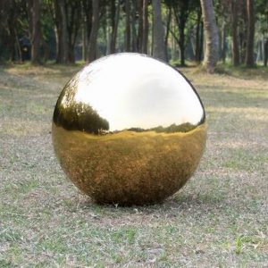 Goldkugel aus Edelstahl